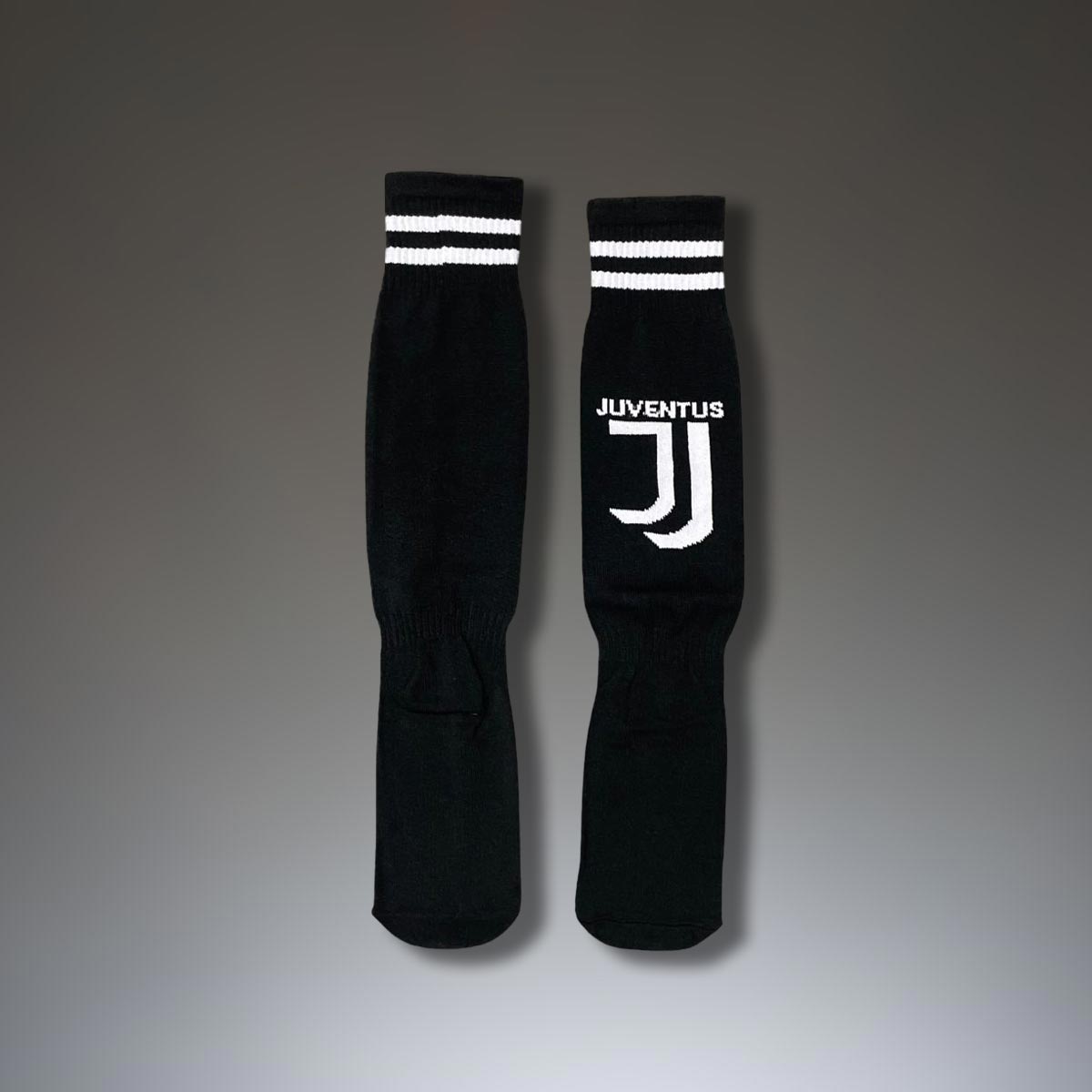 Dziecięce skarpety piłkarskie, Juventus. Czarne