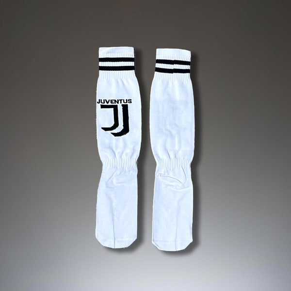 Dziecięce skarpety piłkarskie, Juventus. Białe
