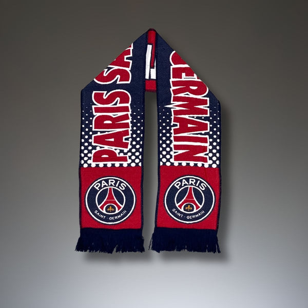 Szalik z dzianiny żakardowej PSG