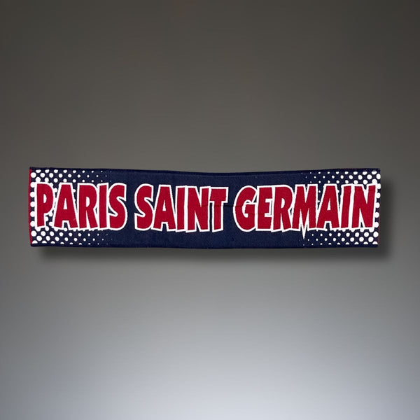 Szalik z dzianiny żakardowej PSG