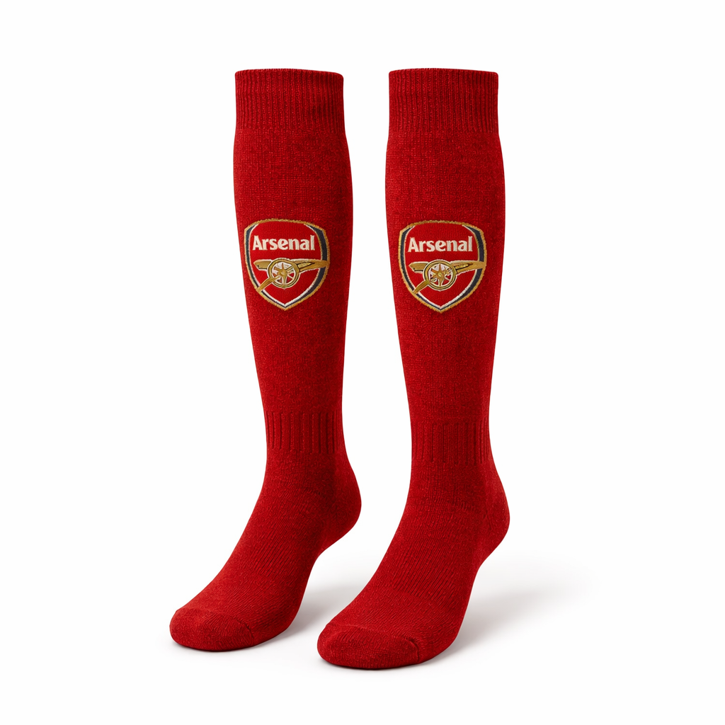 Dziecięce skarpety piłkarskie, czarne, Arsenal