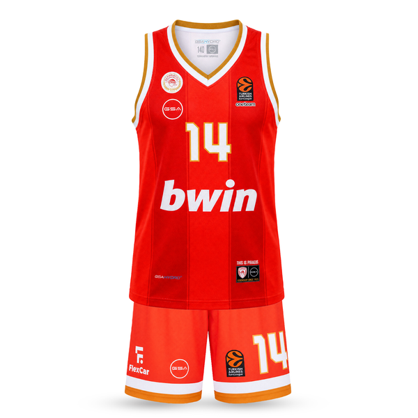 Dziecięcy zestaw do koszykówki Olympiacos, Vezenkov. EuroLeague 2025