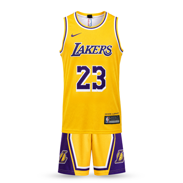 LA Lakers Dziecięcy Komplet Koszykarski, James. 26/27, Żółty
