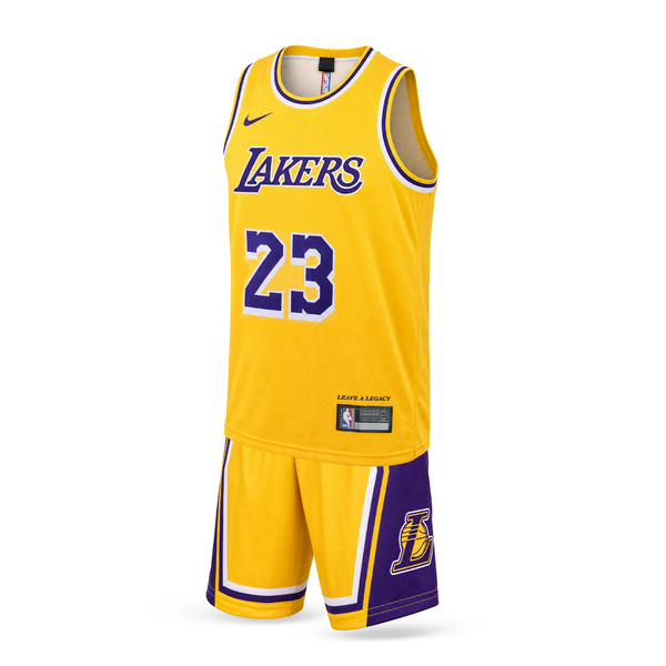 LA Lakers Dziecięcy Komplet Koszykarski, James. 26/27, Żółty