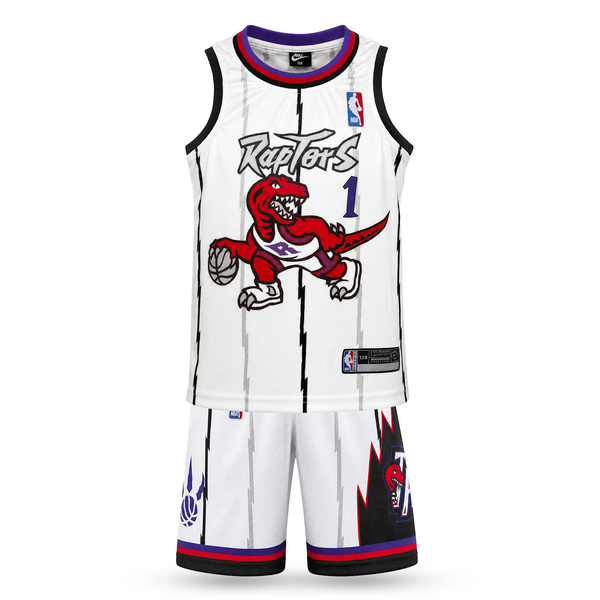 Toronto Raptors Dziecięcy Retro Komplet Koszykarski, McGrady. Retro