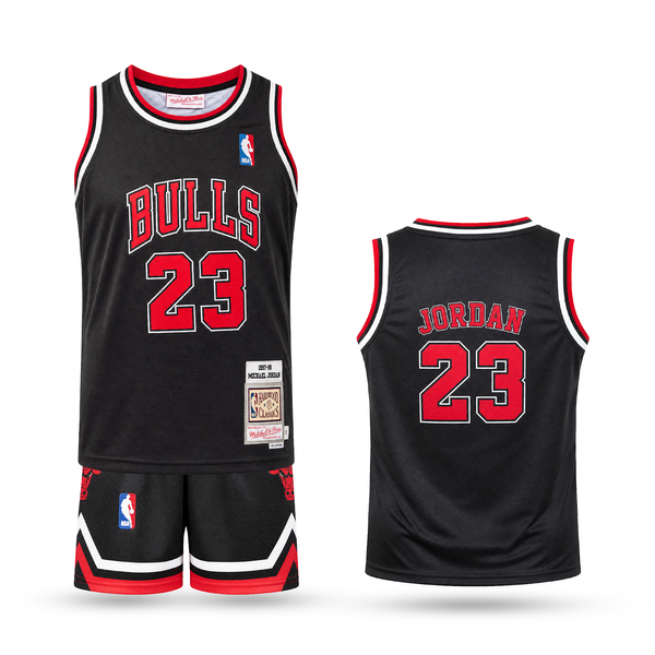 Chicago Bulls Dziecięcy Retro Komplet Koszykarski, Jordan. Retro