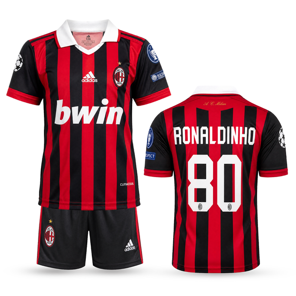 Milan Dziecięcy Klasyczny Komplet Piłkarski, Ronaldinho. 2009