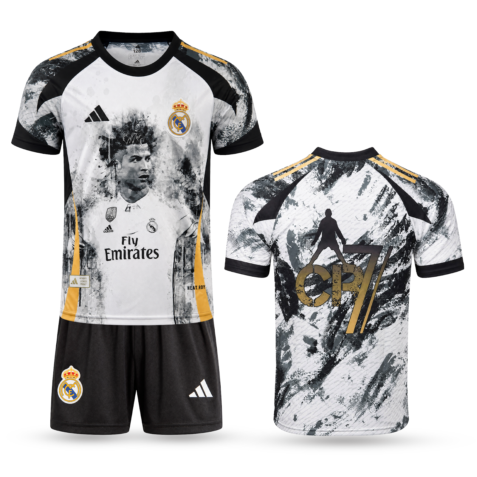 Real Madryt Dziecięcy Komplet Piłkarski, Ronaldo. CR7 Edition