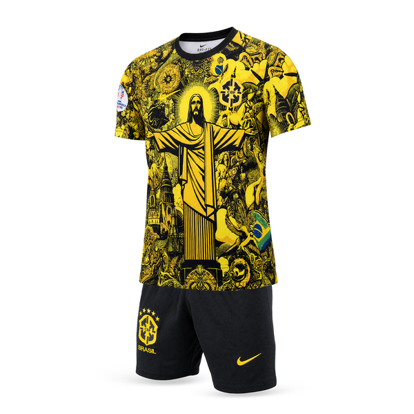 Zestaw dziecięcy Brazylia, żółty, Neymar Jr. Edycja specjalna