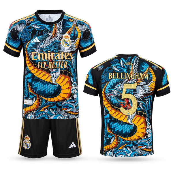 Zestaw dziecięcy Real Madrid, kolorowy, Bellingham. Edycja Dragon 2025