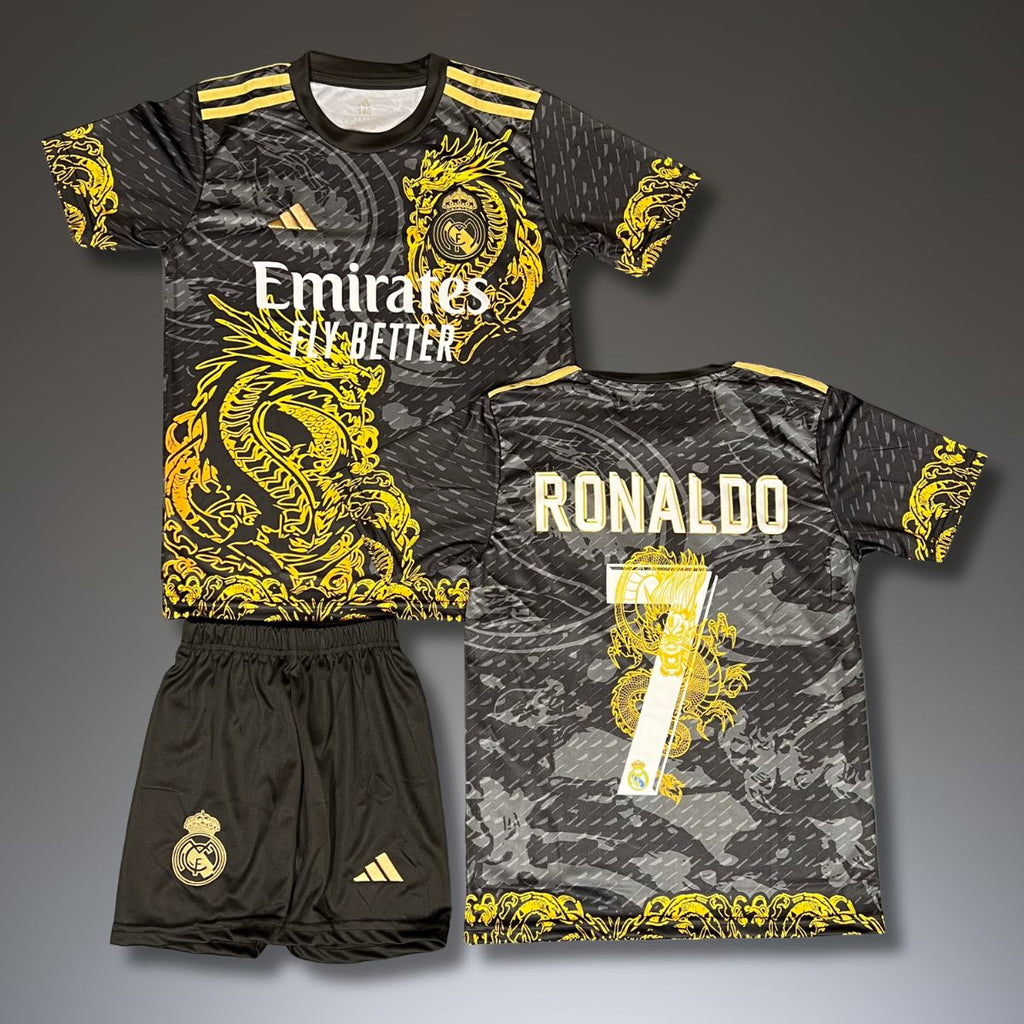 Zestaw dziecięcy Real Madrid, Ronaldo. Edycja z czarnym smokiem 2025