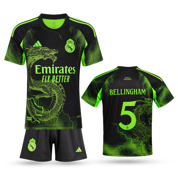 Zestaw dziecięcy fluorescencyjny Real Madrid, Bellingham. Neonowy zielony smok edycja 2025