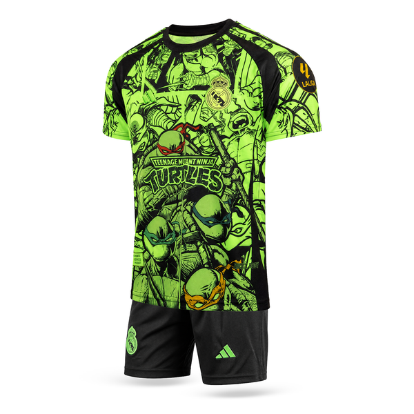 Zestaw dziecięcy fluorescencyjny Real Madrid, Mbappe. Neonowe żółwie Ninja Turtles edycja 2025
