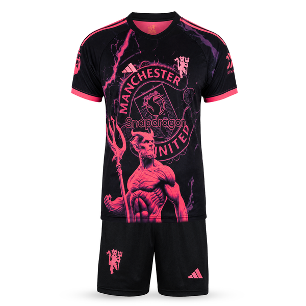 Zestaw dziecięcy fluorescencyjny Manchester United, Ronaldo. Neonowe żółwie Red Devil edycja 2025