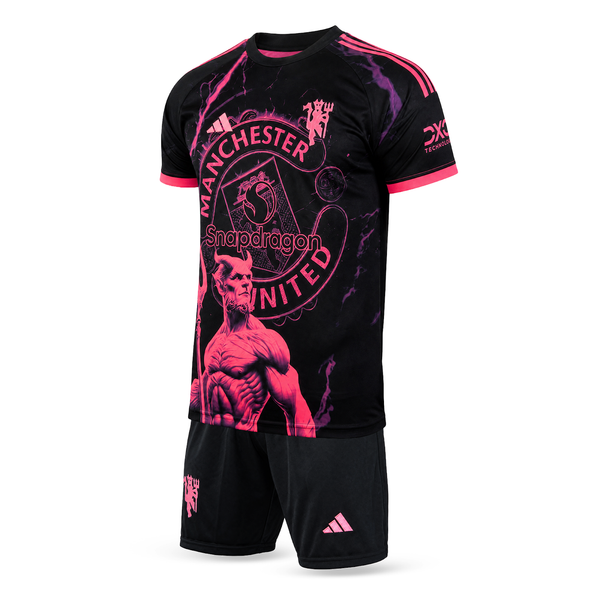 Zestaw dziecięcy fluorescencyjny Manchester United, Ronaldo. Neonowe żółwie Red Devil edycja 2025