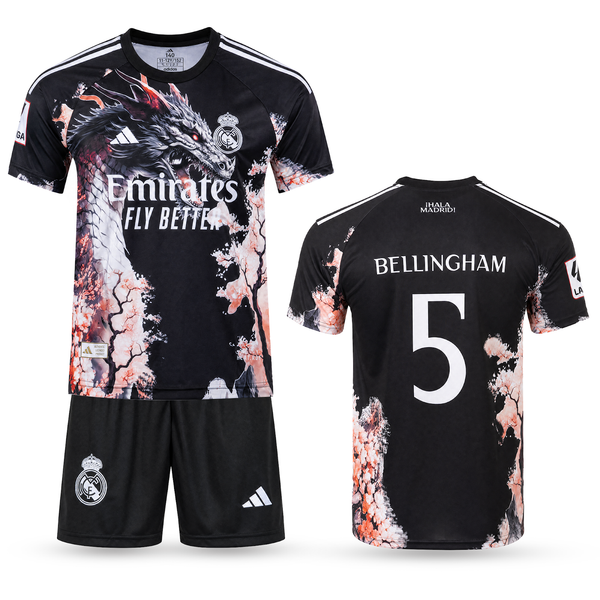 Zestaw dziecięcy Real Madrid, Bellingham. Edycja z pomarańczowym smokiem 2025