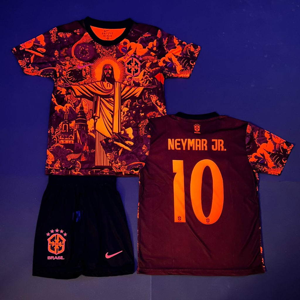 Zestaw dziecięcy fluorescencyjny Brazylia, Neymar. Neonowa różowa edycja 2025