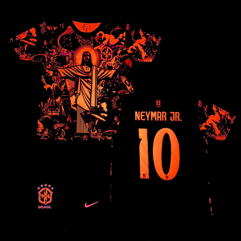 Zestaw dziecięcy fluorescencyjny Brazylia, Neymar. Neonowa różowa edycja 2025