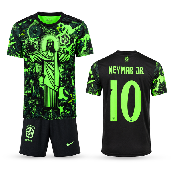 Zestaw dziecięcy fluorescencyjny Brazylia, Neymar. Neonowy zielony edycja 2025