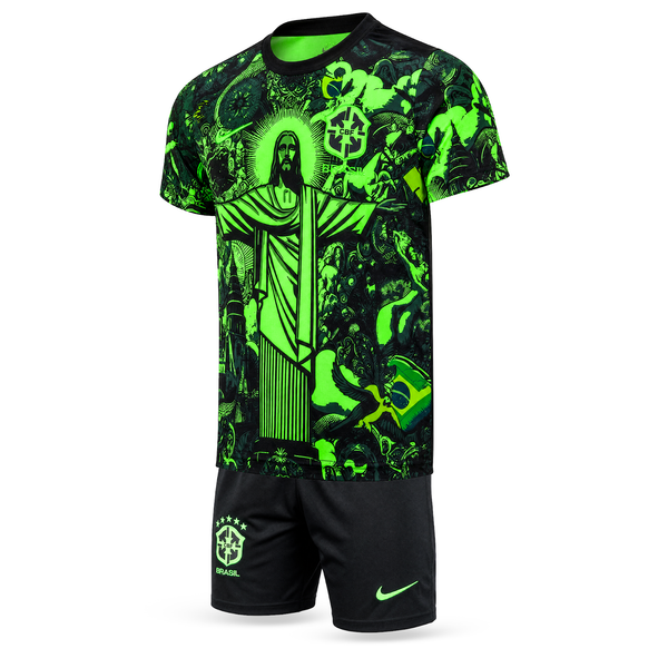 Zestaw dziecięcy fluorescencyjny Brazylia, Neymar. Neonowy zielony edycja 2025