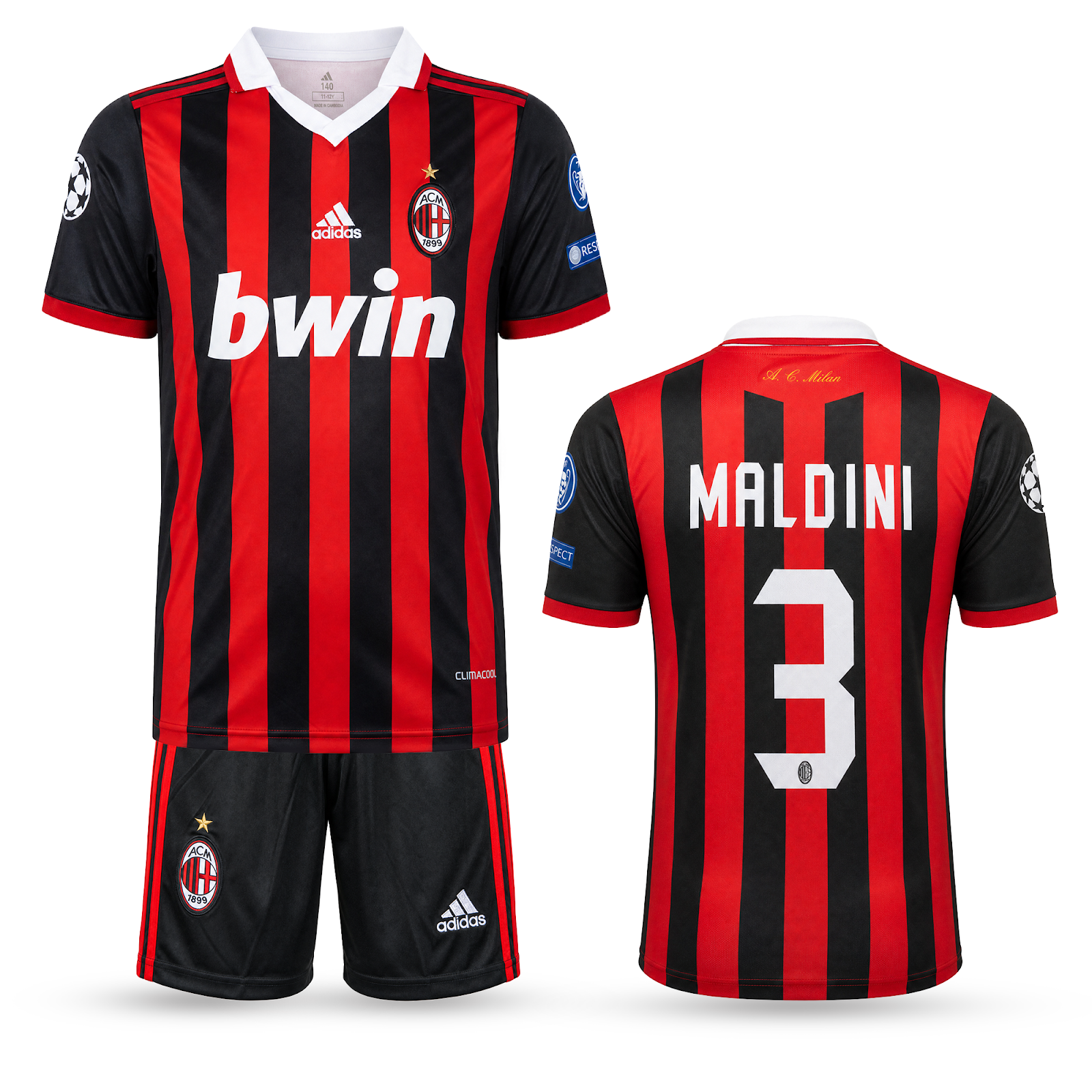 Zestaw dziecięcy Milan, Maldini. Classic 2009