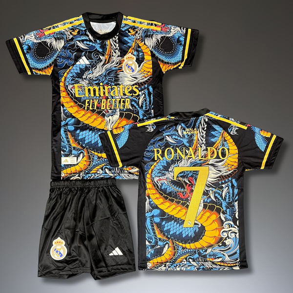 Zestaw dziecięcy Real Madrid, kolorowy, Ronaldo. Dragon Edition 2025