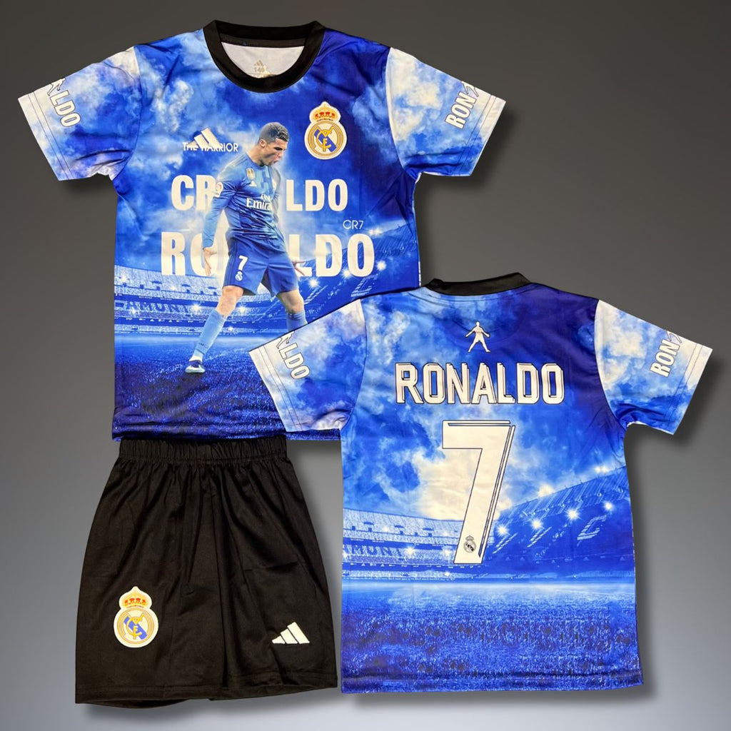 Zestaw dziecięcy Real Madrid, niebieski, Ronaldo. Edycja specjalna Christiano