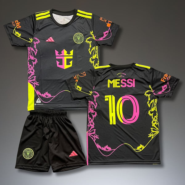 Zestaw fluorescencyjny dziecięcy Inter Miami, Messi. Edycja neonowych palm