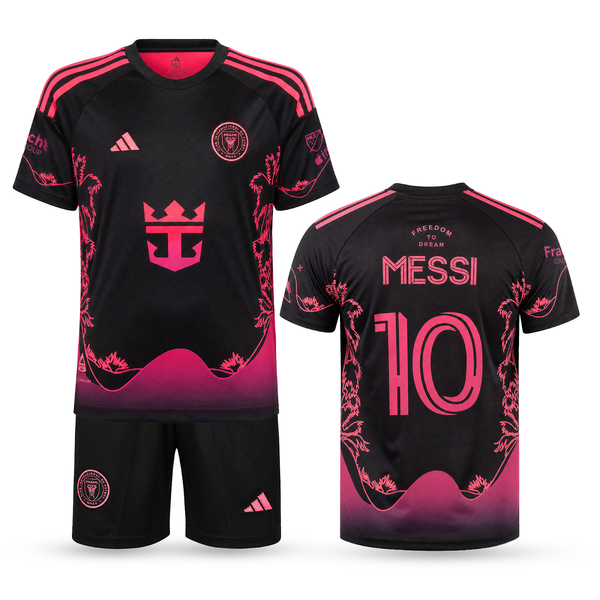 Zestaw fluorescencyjny dziecięcy Inter Miami, Messi. Edycja neonowo pomarańczowa