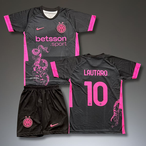 Zestaw fluorescencyjny dziecięcy Inter, Lautaro. Edycja neonowo-różowego węża