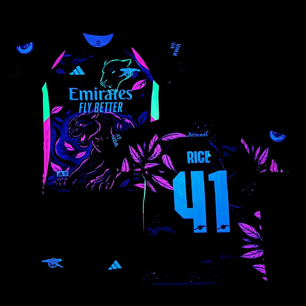 Zestaw fluorescencyjny dziecięcy Arsenal, Rice. Edycja neonowa pantera