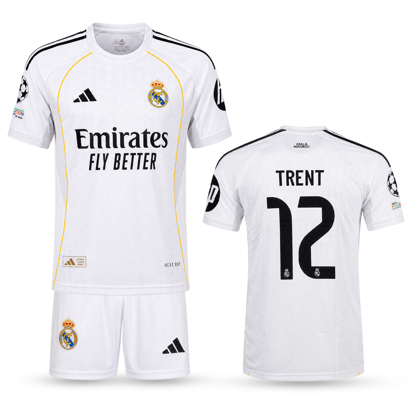 Real Madryt Dziecięcy Komplet Piłkarski, Trent. 25/26