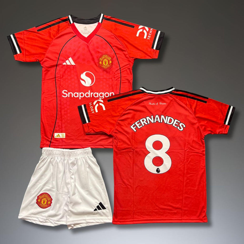 Zestaw dziecięcy Manchester United, Fernandes. 25/26