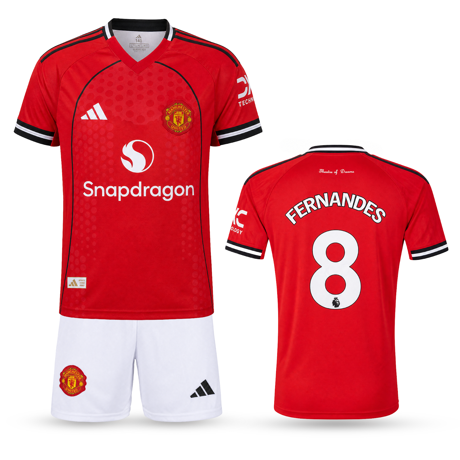 Zestaw dziecięcy Manchester United, Fernandes. 25/26