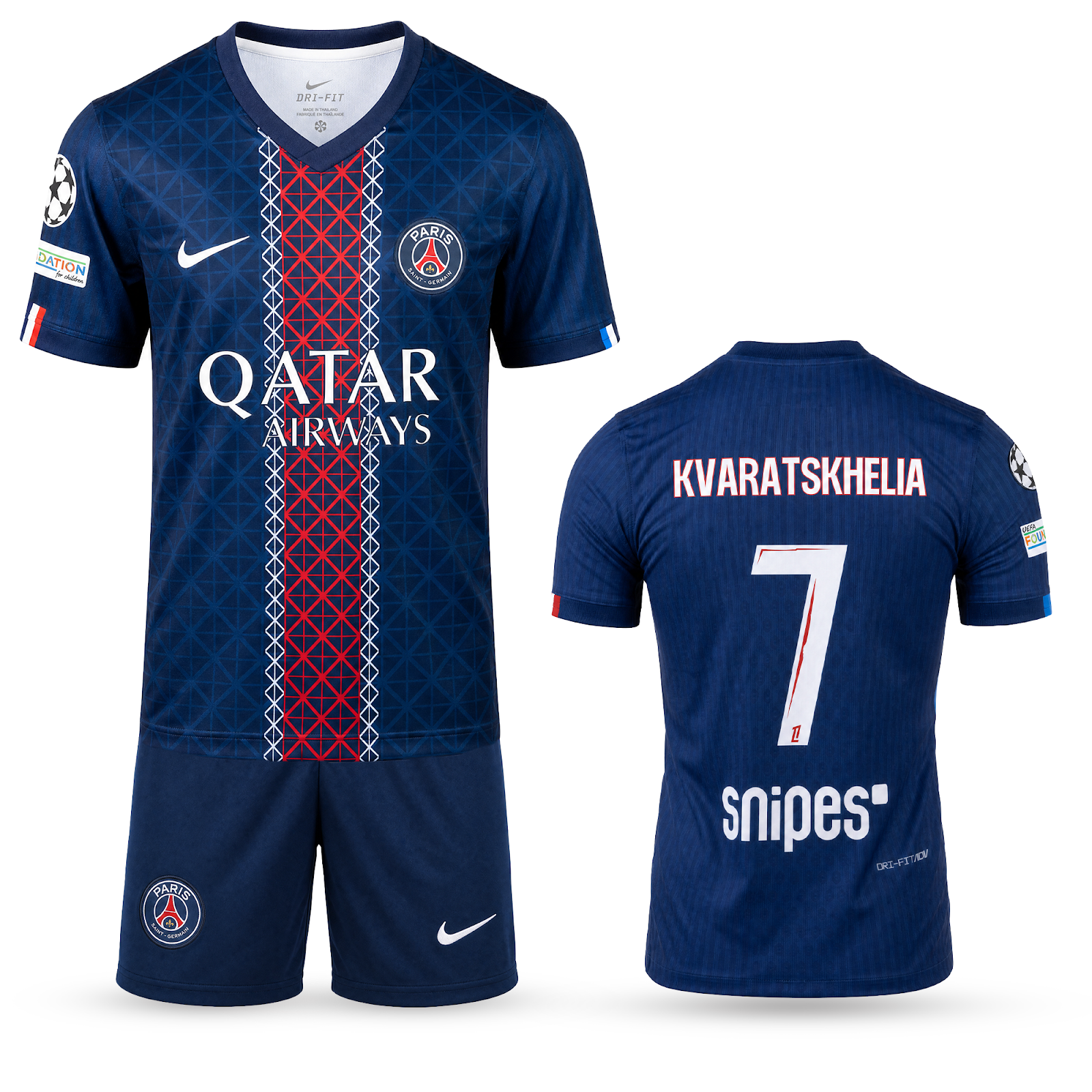 Zestaw dziecięcy PSG, Kvaratskhelia. 25/26