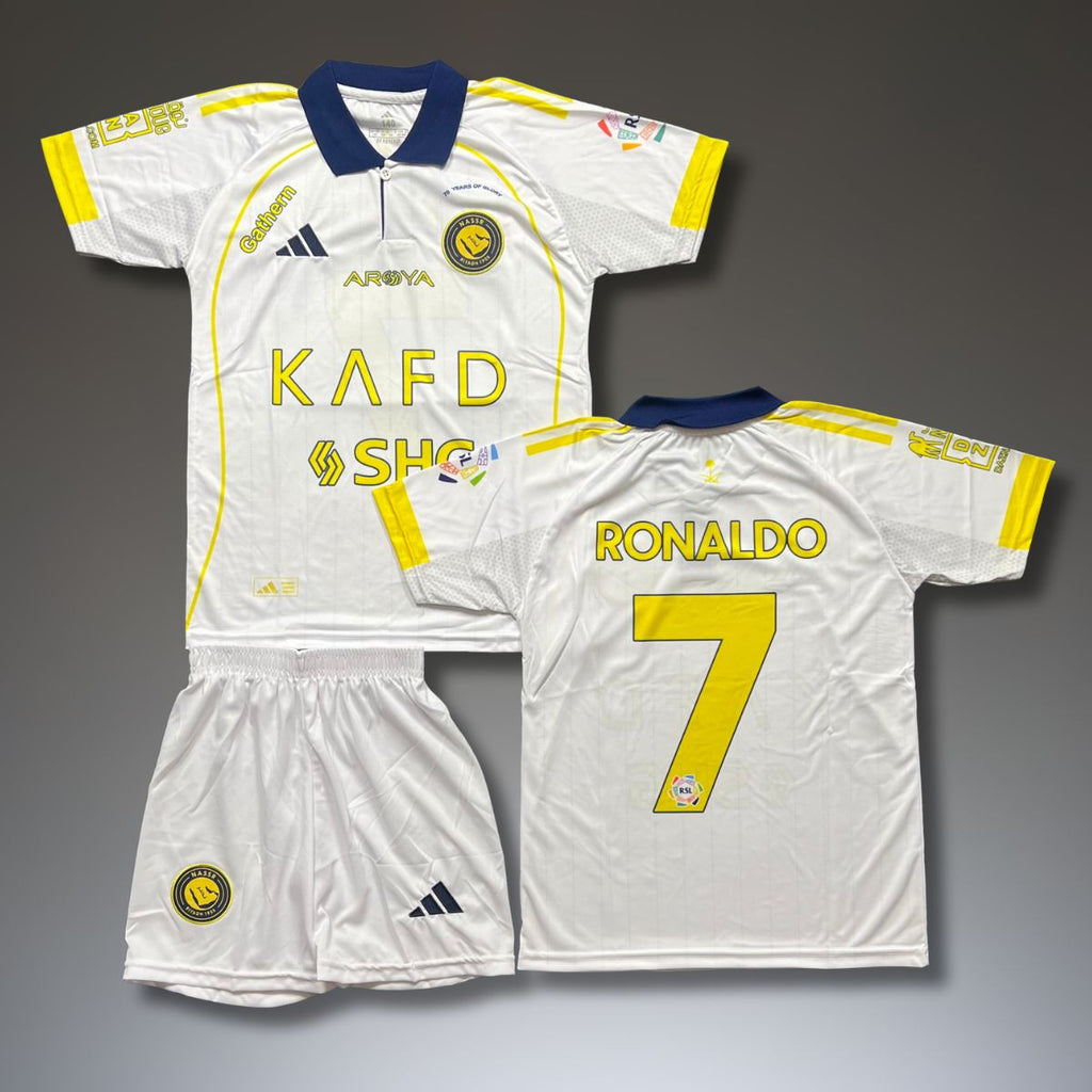Zestaw trzeci dziecięcy Al-Nassr, Ronaldo. 25/26