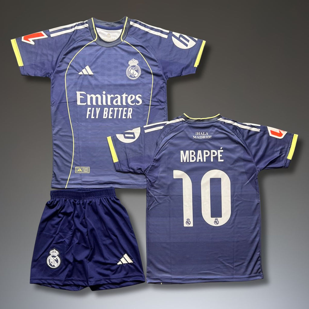 Zestaw wyjazdowy dziecięcy Real Madrid, Mbappe. 25/26