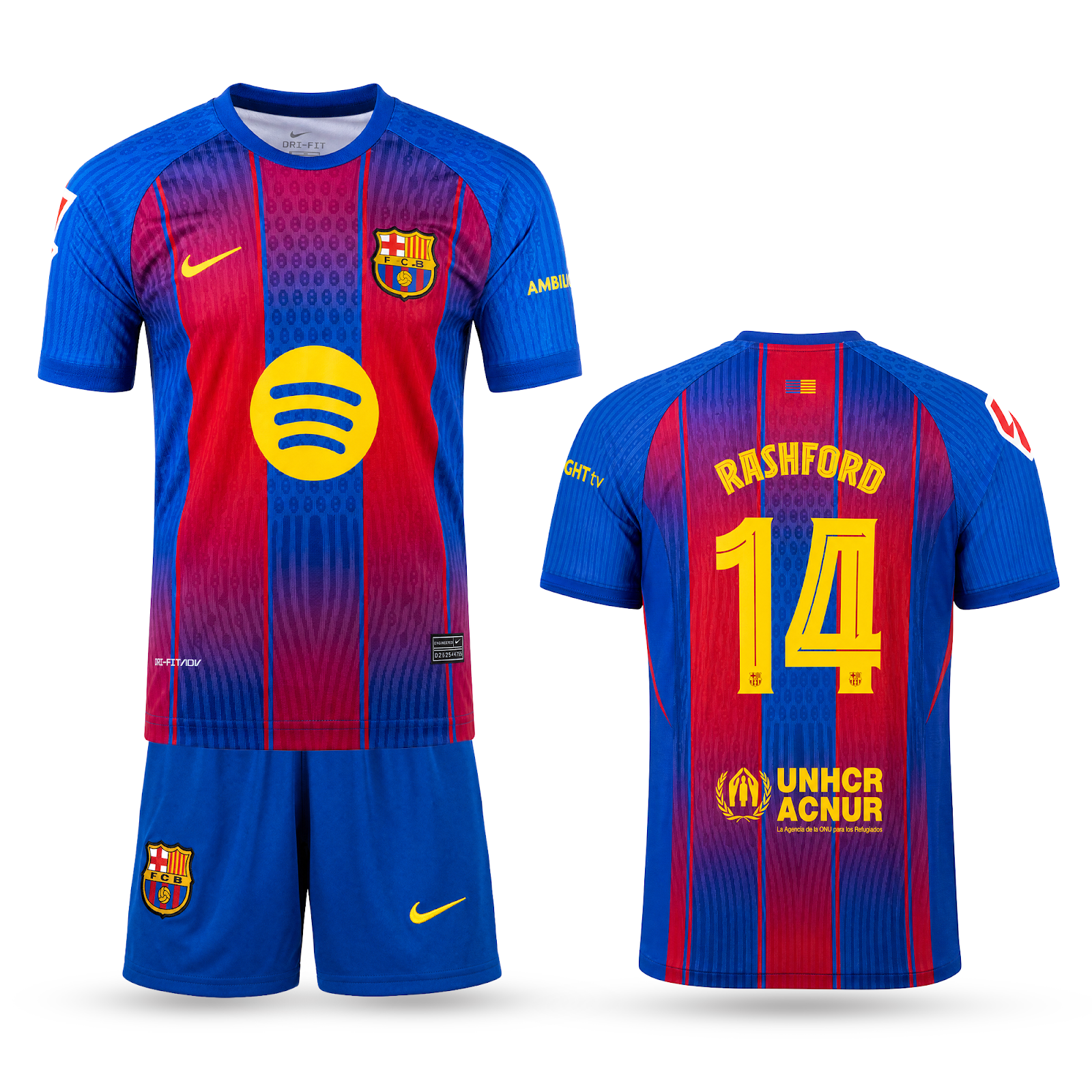 Zestaw dziecięcy Barcelona, Rashford. 25/26
