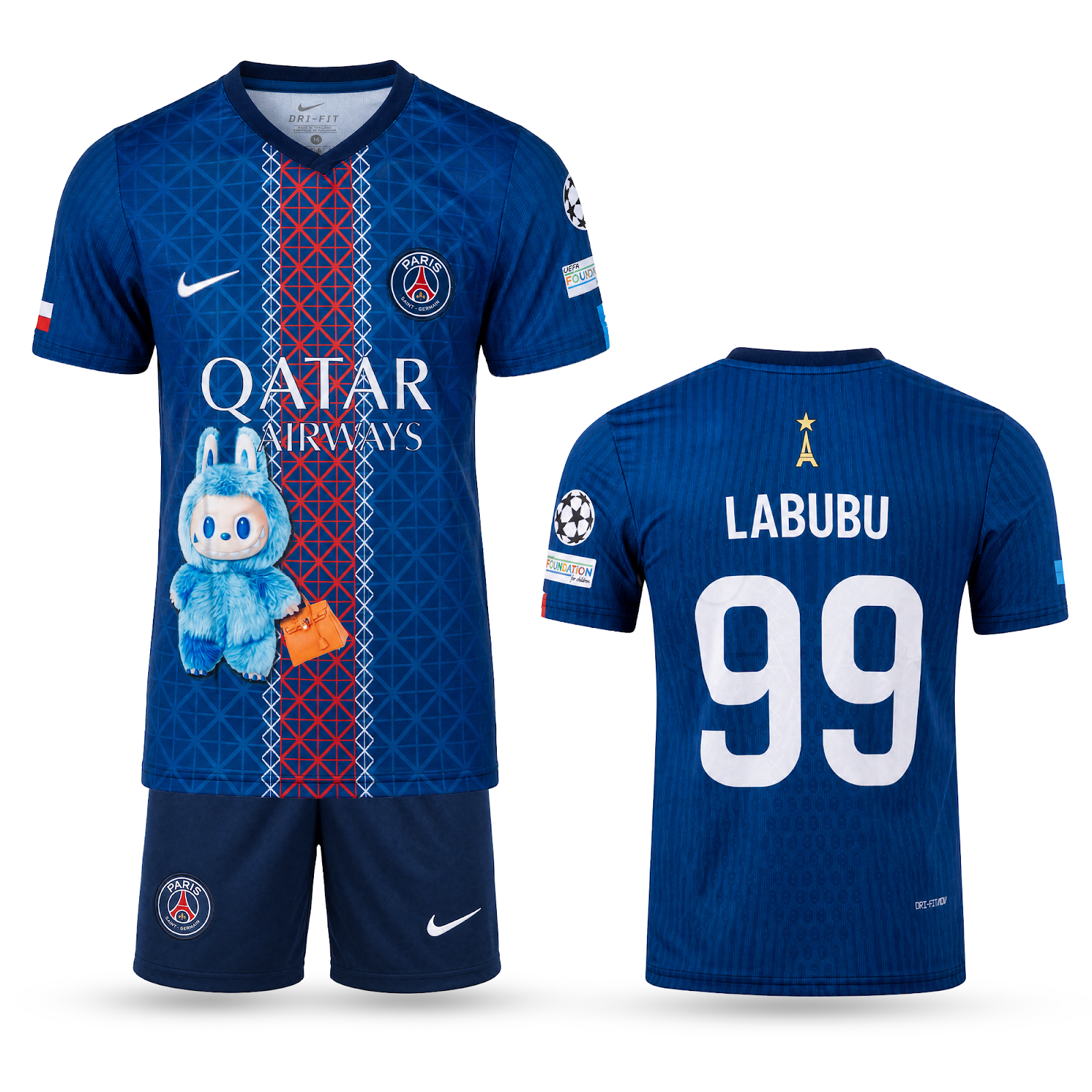 Zestaw dziecięcy PSG. Edycja specjalna Labubu