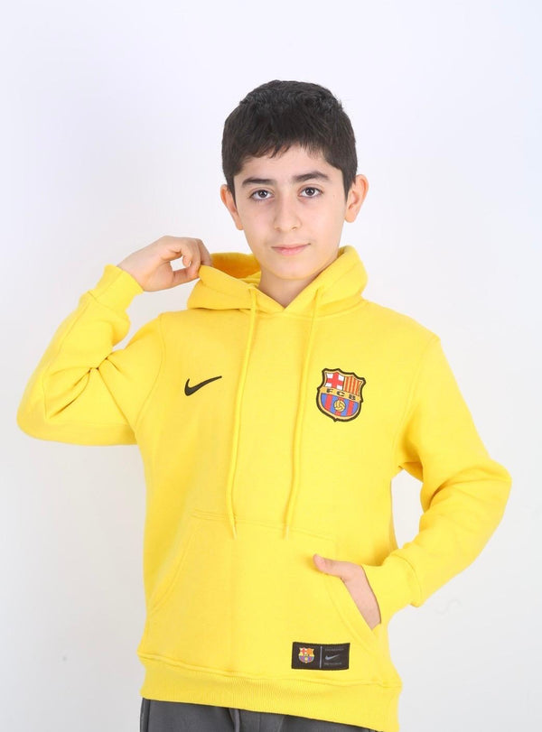 Barcelona Dziecięca Bluza Sportowa, Żółta
