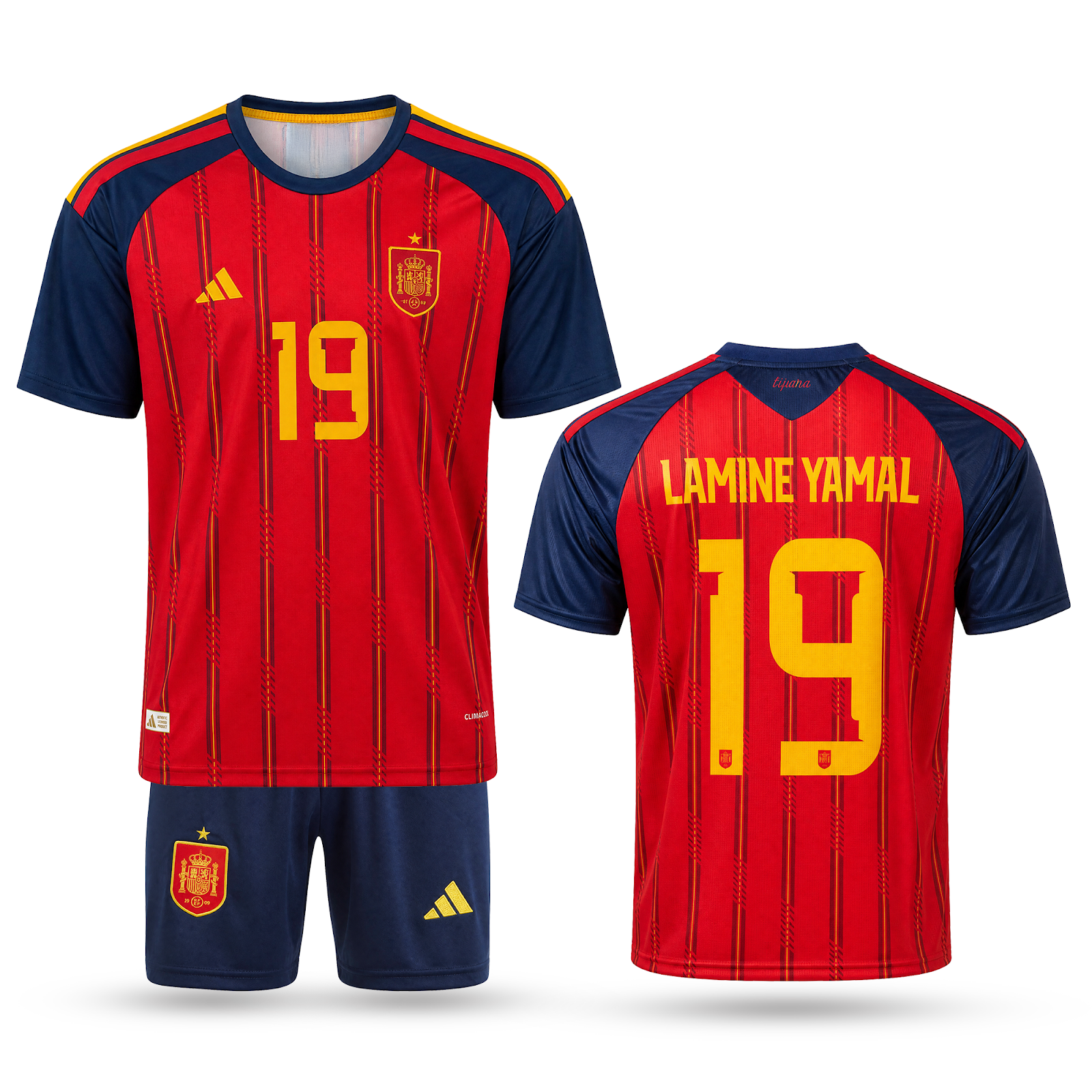 Hiszpania Dziecięcy Komplet Piłkarski, Jamal. WC 2026