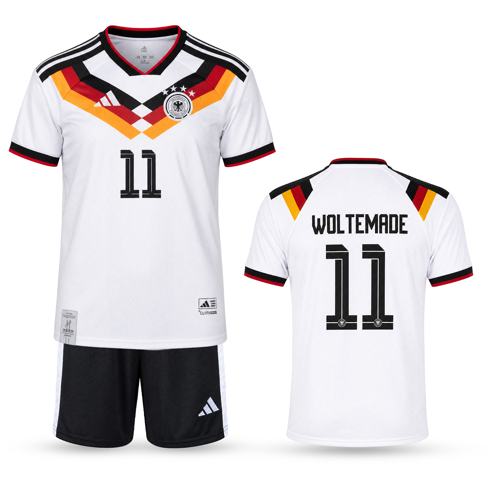 Niemcy Dziecięcy Komplet Piłkarski, Woltemade. WC 2026