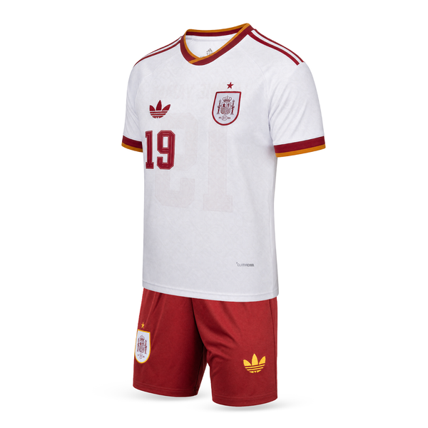 Hiszpania Dziecięcy Wyjazdowy Komplet Piłkarski, Jamal. WC 2026