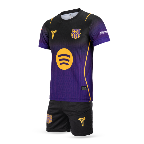 Barcelona Dziecięcy Komplet Piłkarski, Yamal. 26/27 Special Purple Edition, Fioletowy