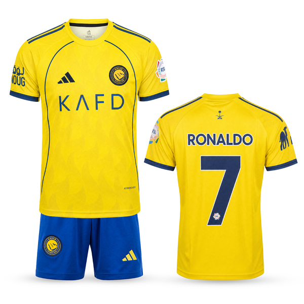 Al-Nassr Dziecięcy Komplet Piłkarski, Ronaldo. 25/26