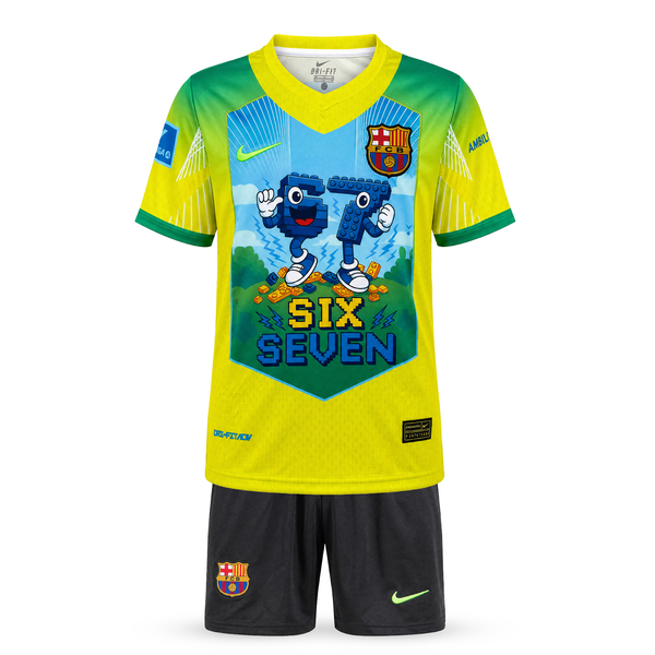 Barcelona Dziecięcy Komplet Piłkarski, Yamal. Six Seven Edition