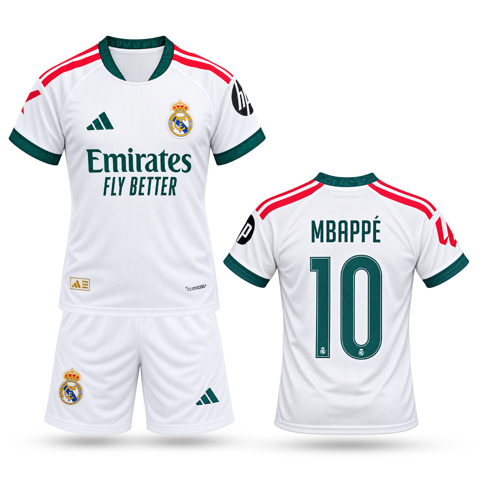 Real Madryt Dziecięcy Komplet Piłkarski, Mbappé. 26/27