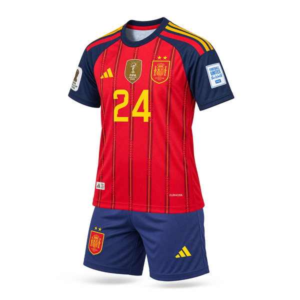 Hiszpania Dziecięcy Komplet Piłkarski, Cucurella. World Cup 2026