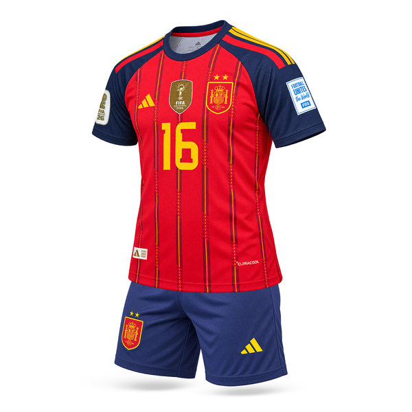 Hiszpania Dziecięcy Komplet Piłkarski, Rodri. World Cup 2026