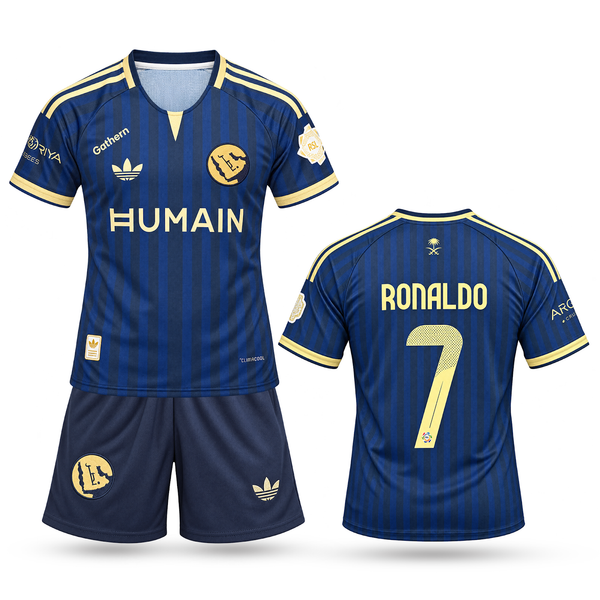 Al-Nassr Dziecięcy Wyjazdowy Komplet Piłkarski, Ronaldo. 26/27